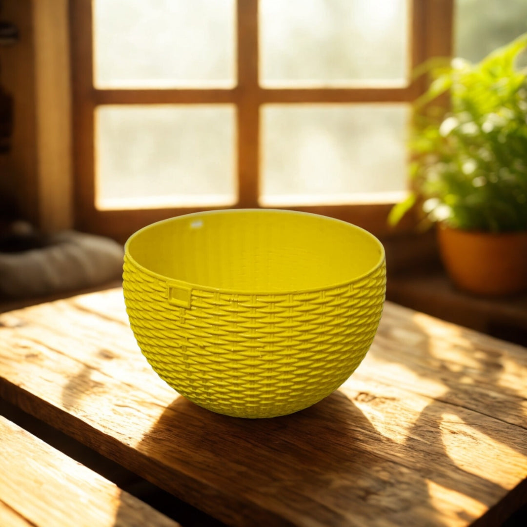 5-Inch Yellow Hanging Pot The Grow Kart