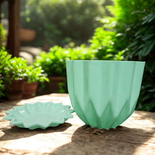 5-Inch Premium Pot with Tray – Stylish. Sturdy. Smart. The Grow Kart
