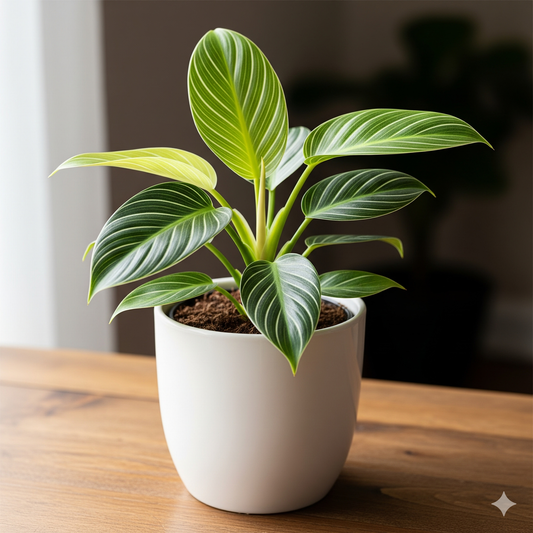 Philodendron Birkin Plant Sapling (1 Pc) The Grow Kart