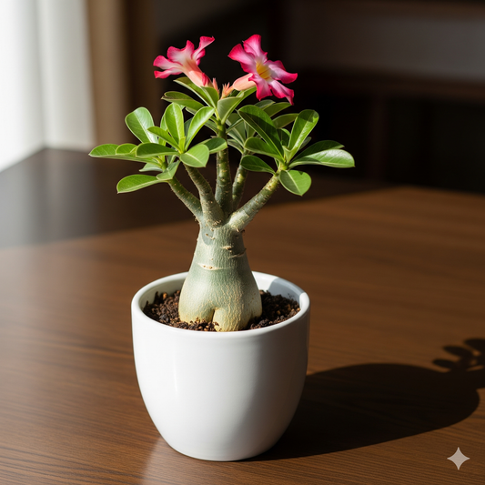 Desert Rose (Adenium) Plant Sapling (1pc) The Grow Kart