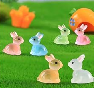 (Pack of 5)Cute Rabbit Miniatures Garden Decoration Items Garden Decor The Grow Kart