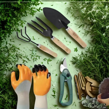 Modern Gardening Tools – 5-in-1 Essentials Kit The Grow Kart