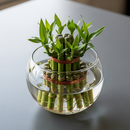 Two-Layer Bamboo Plant Sapling The Grow Kart