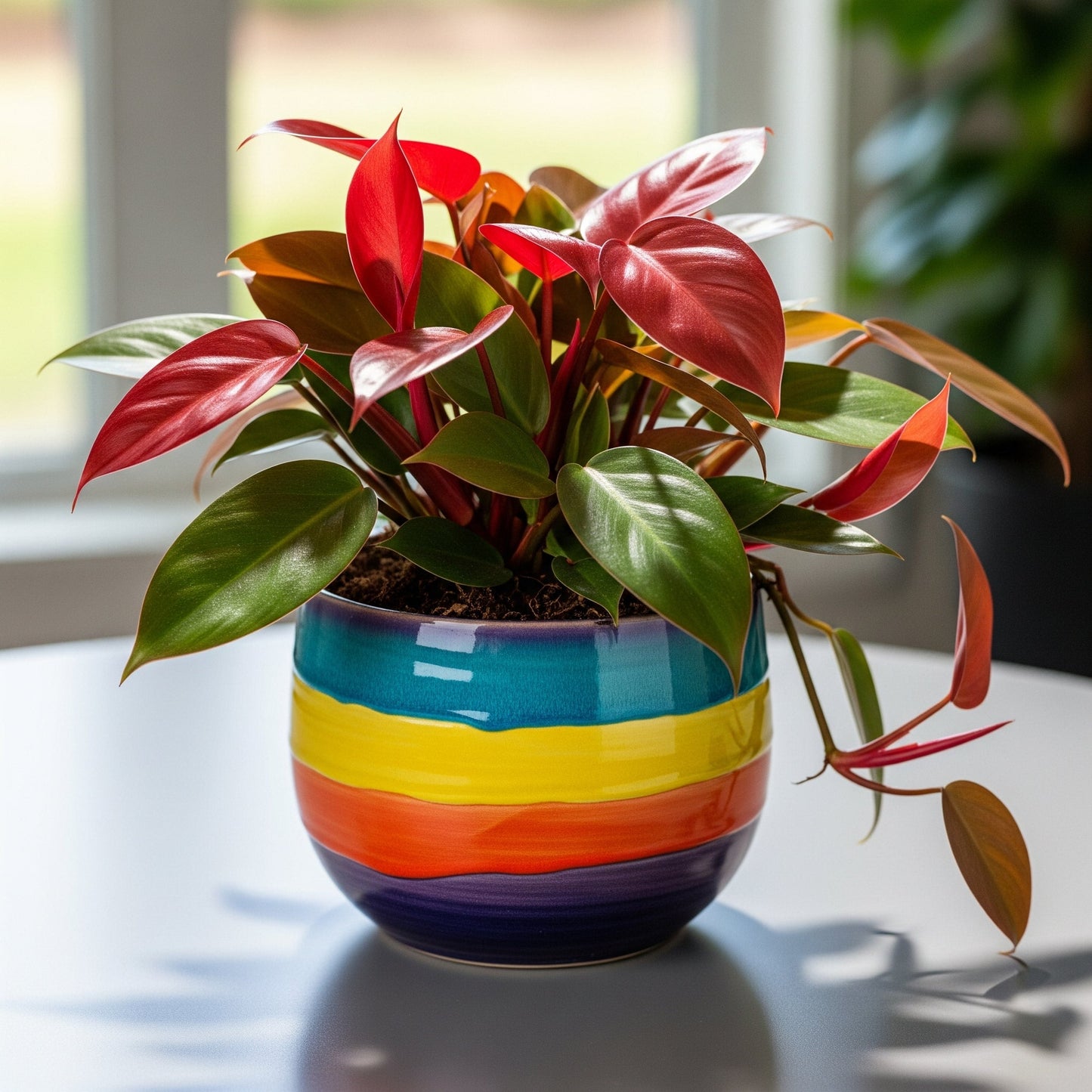 Philodendron Cherry Red plant Sapling (1pc) The Grow Kart