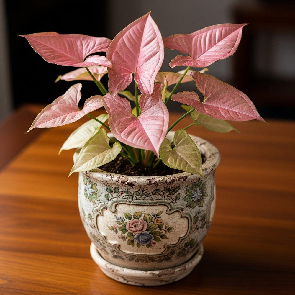 Pink Syngonium Plant Sapling The Grow Kart