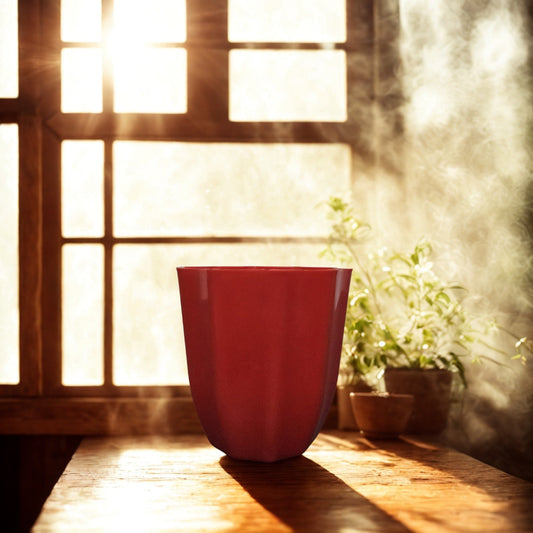 Red 4-inch Pot The Grow Kart