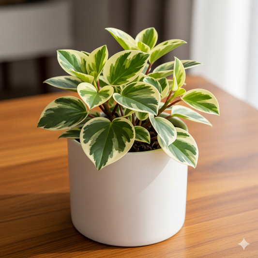 Variegated Peperomia Plant Sapling (1pc) The Grow Kart